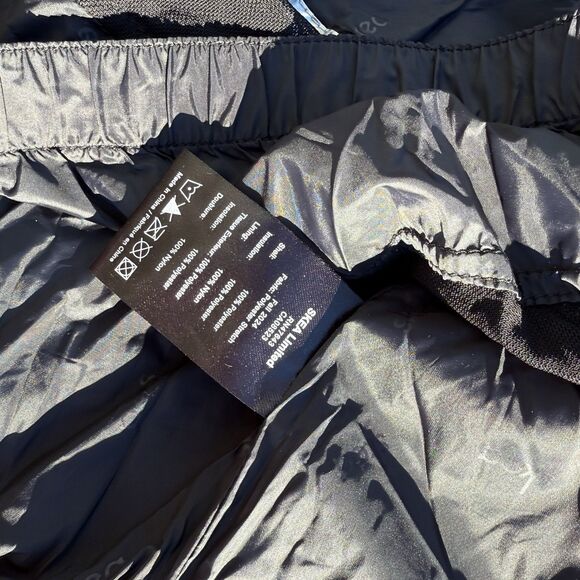 SKEA Limited Womens Re-Anna Parka Black Python Puffer Hood Lined Size 6 NWT $498 - Picture 15 of 16